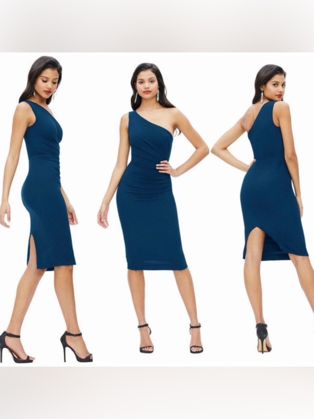 Dress the Population Martine Dress in Peacock Blue Women’s Size Small